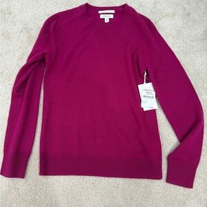 Nordstrom Pink Crew Neck Sweater Soft Knit